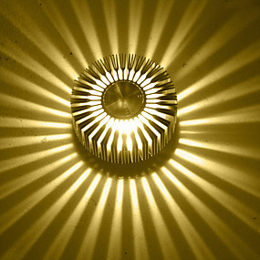 baratos Luminárias de Parede-Moderno / Contemporâneo Corredor Metal Luz de parede 3W