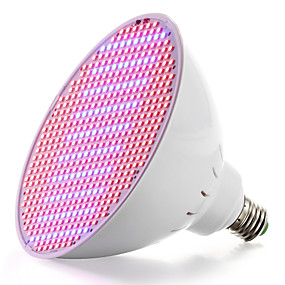 baratos Lâmpadas para Estufas-1pç 18 W 20 W Lâmpada crescente 3000-3607LM E26 / E27 500 Contas LED SMD 2835 Vermelho Azul 85-265 V / 1 pç / RoHs / FCC