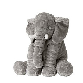 baratos Bonecas e Animais de Pelúcia-Elefante Almofada Almofadas Animais de Pelúcia Fofinho Fofo Animal Para Meninas Brinquedos Dom 1 pcs