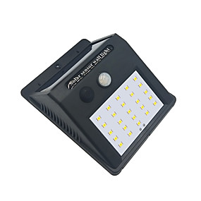 baratos Luminárias Solares de LED-Brelong 1 pc 4 w 25led sensor de corpo humano à prova d 'água ao ar livre inundação luz branca