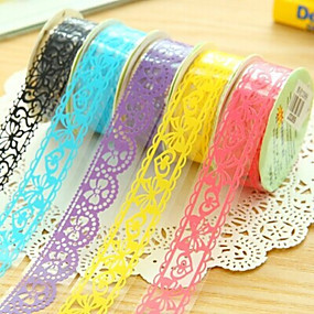 baratos Autocolantes e Fitas-Plásticos Arco-Íris 5 Peças Etiquetas e Fitas 100*1.8 cm