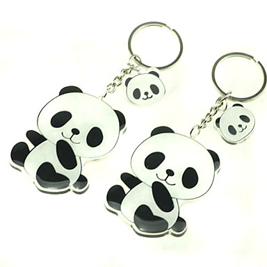 1 Pair Lovely Panda Keychain Black & White 651815 2018 – $0.30