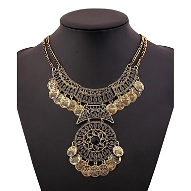 Golden Statement Necklaces Alloy Party / Daily Jewelry 2254711 2018 ...