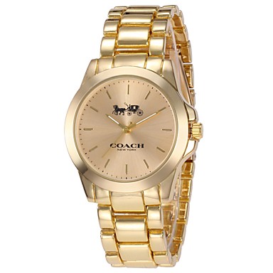 baratos Pulseiras Relógio-Mulheres Relógio de Pulso Relogio Dourado Japanês Quartzo Aço Inoxidável Prata / Dourada / Ouro Rose Cronógrafo Fofo Relógio Casual Analógico senhoras Rígida Fashion - Prata Ouro Rose Ouro / Prata